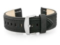 Kožený remienok W80 - black - 22mm