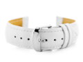 Kožený remienok na hodinky W83L - white - 22mm