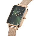 DÁMSKE HODINKY DANIEL WELLINGTON Quadro Pressed Melrose Emerald 20mm DW00100445+ KRABIČKA (zw505n)