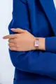 DÁMSKE HODINKY DANIEL WELLINGTON Quadro Lumine Bezel Melrose Pink DW00100669 + KRABIČKA (zw519j)