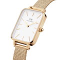 DÁMSKE HODINKY DANIEL WELLINGTON Quadro Pressed Evergold 20mm DW00100556 + KRABIČKA (zw520a)