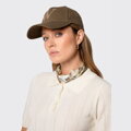 Bavlnená unisex šiltovka v khaki odtieni 100-HF-006-Z