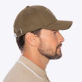 Bavlnená unisex šiltovka v khaki odtieni 100-HF-006-Z