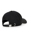 Bawełniana czapka z daszkiem unisex czarna 100-HF-006-1
