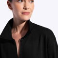 Rozpinana bluza damska czarna 29-99-006-1