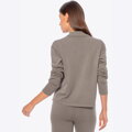 Rozpinana bluza damska ciemny beż 29-99-006-9