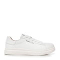Damskie klasyczne sneakersy na platformie białe 100-D-951-0