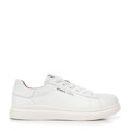 Damskie klasyczne sneakersy na platformie białe 100-D-951-0