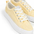 Damskie sneakersy na platformie żółte 100-DP-801-Y