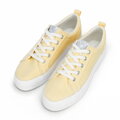 Damskie sneakersy na platformie żółte 100-DP-801-Y