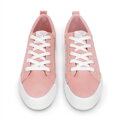 Damskie sneakersy z tkaniny różowe 100-DP-800-P