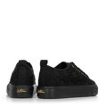 Damskie sneakersy ażurowe czarne 100-DP-802-1