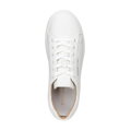 Damskie klasyczne sneakersy na platformie białe 100-D-951-0