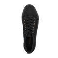 Damskie sneakersy ażurowe czarne 100-DP-802-1