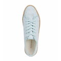 Damskie sneakersy na słomkowej podeszwie niebieskie 100-DP-803-N