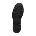 Damskie mokasyny z plecionki czarne 100-DP-400-1
