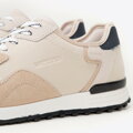 Męskie sneakersy ze skóry zamszowej beżowe 99-M-306-9