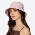 Czapka typu bucket z nylonu różowa 100-HF-001-P
