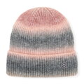 Czapka zimowa damska w stylu ombre różowo - szara 101-HF-201-PZ