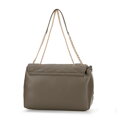 Dámska crossbody na... retiazka z ekokože zelená 99-4Y-514-Z