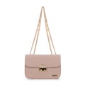 Dámska crossbody kabelka so zapínaním na šperky, ružová 99-4Y-228-P