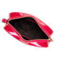 Dámska crossbody z lakovanej kože ružová 29-4E-025-P
