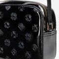 Damska crossbody ze skóry lakierowanej czarna 29-4E-025-1