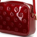 Dámska crossbody z lakovanej kože červená 29-4E-025-3