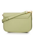Damska crossbody ze skóry naturalnej zielona 100-4E-214-Z