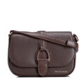 Tmavohnedá crossbody kabelka Wittchen s ozdobnou chlopňou 103-4Y-513-4