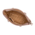 Dámska shopper kabelka z ekokože veľká béžová 100-4Y-004-9