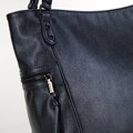 Dámska shopper kabelka lesklá námornícka modrá 99-4Y-712-7