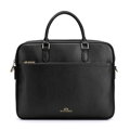 Damska torba na laptopa 15,6" i dokumenty ze skóry naturalnej czarna 103-2E-614-1