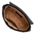 Dámska crossbody kabelka z buklé látky čierna 99-4Y-409-1