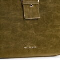 Damska torebka na ramię w stylu hobo oliwkowa 103-4Y-507-Z
