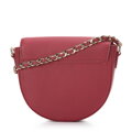 Damska torebka saddle bag skórzana na łańcuszku czerwona 97-4E-005-3