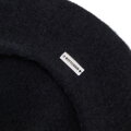 Damski beret wełniany czarny 103-HF-205-1
