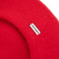 Damski beret wełniany czerwony 103-HF-205-3