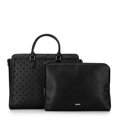 Dámska aktovka s puzdrom na 15,6'' notebook čierna a strieborná 99-4Y-230-1S
