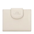 Damski portfel skórzany z elegancką napą kremowy 21-1-362-9L