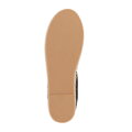 Damskie espadryle z biżuteryjną ozdobą czarno - beżowe 100-DP-208-1