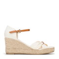 Damskie espadryle z kokardą z przodu khaki 100-P-812-9