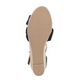 Damskie espadryle z kokardą z przodu granatowe 98-DP-500-N