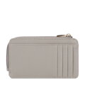 Damskie etui na karty z imitacji skóry szare 101-1Y-P12-8