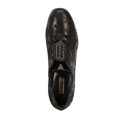 Damskie sneakersy metaliczne na platformie czarne 95-D-651-1