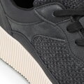 Damskie sneakersy na platformie czarne 102-P-400-1