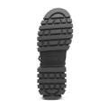 Damskie trapery z futerkiem czarne 101-DP-850-1
