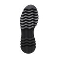 Damskie wsuwane sneakersy z lakierowanej skóry czarne 98-D-107-1