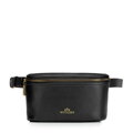 Elegancka nerka damska ze skóry naturalnej czarna 103-3E-628-1