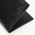 Etui na paszport ze skóry klasyczne czarne 14-2-200-1